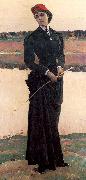 Nesterov, Mikhail Portrait of Olga Nesterova, The Artist's Daughter USA oil painting reproduction